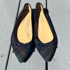 Talbots Plaid Flats Size 7.5
